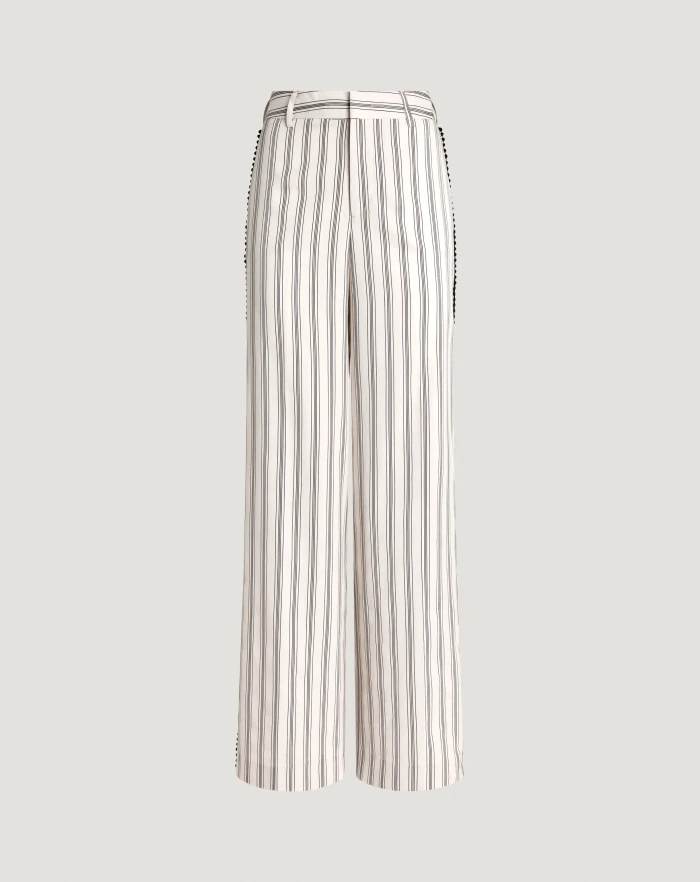 Lorenza striped trousers