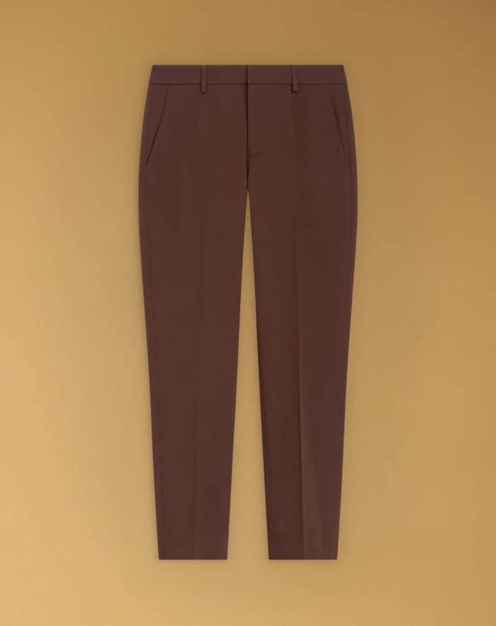 New York trousers in stretch gabardine