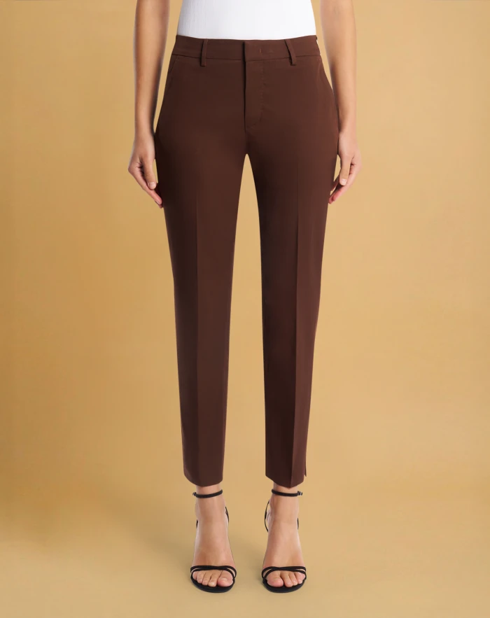 New York trousers in stretch gabardine