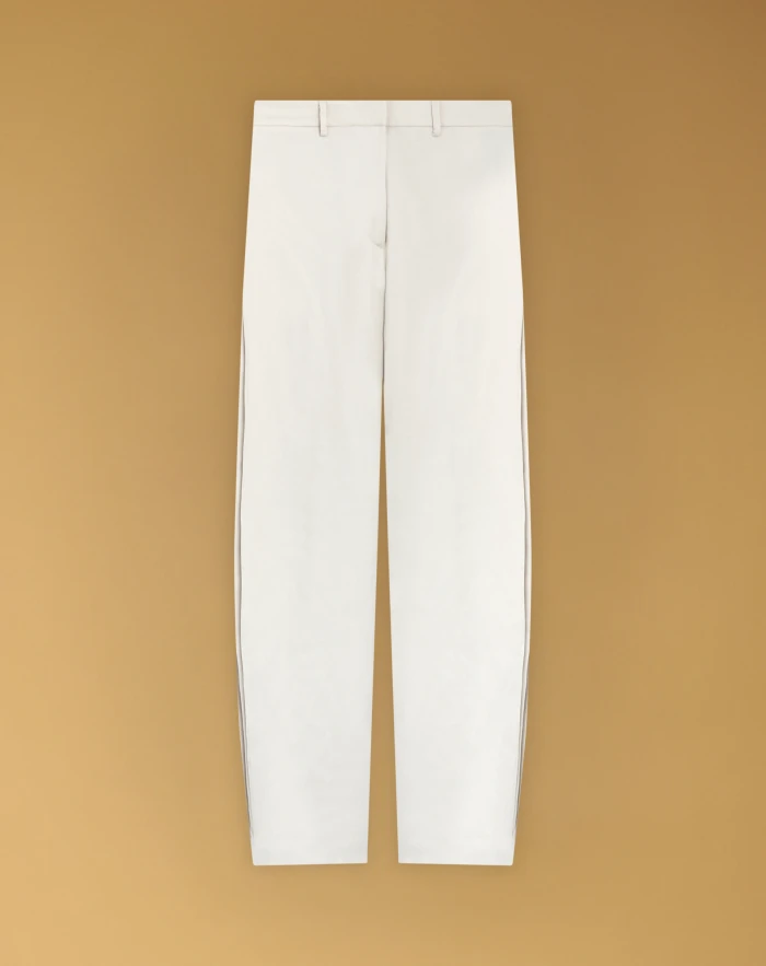 Paola trousers in cotton and hemp