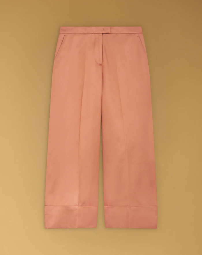 Colette trousers in flowy satin