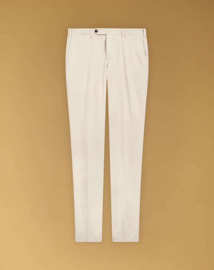 Slim silkochino trousers