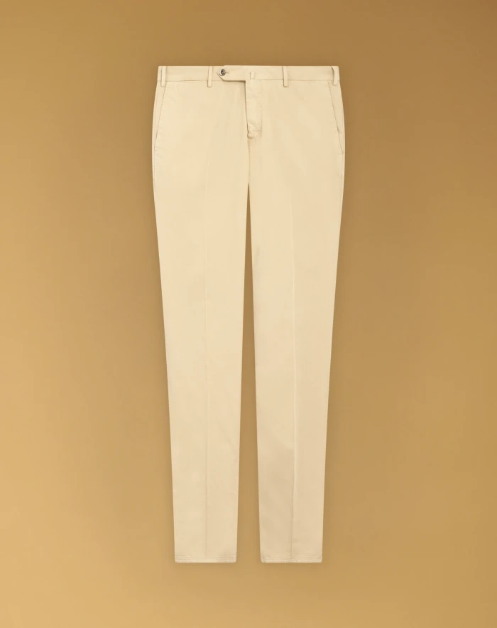 Slim silkochino trousers
