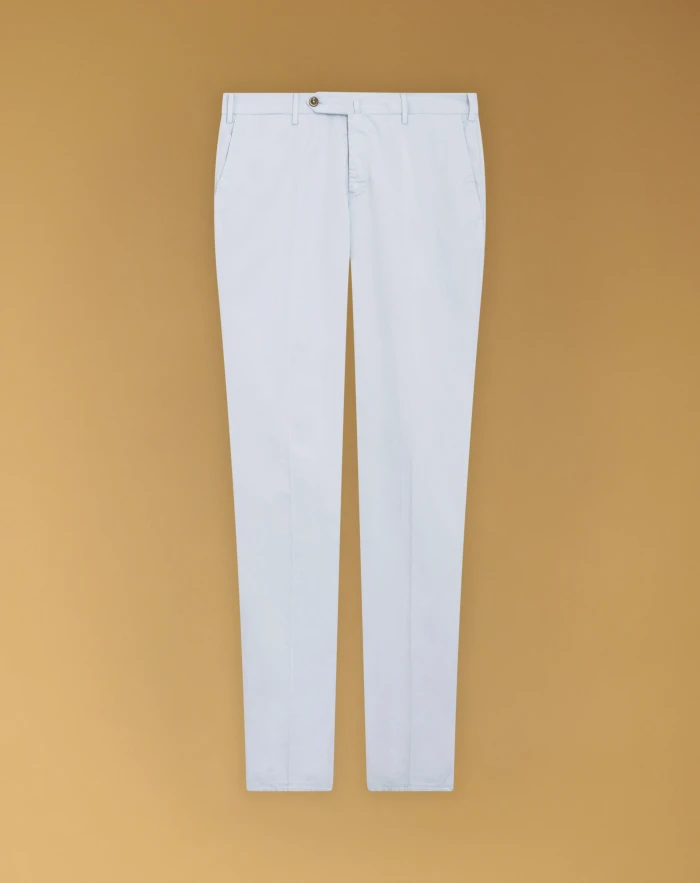 Slim silkochino trousers