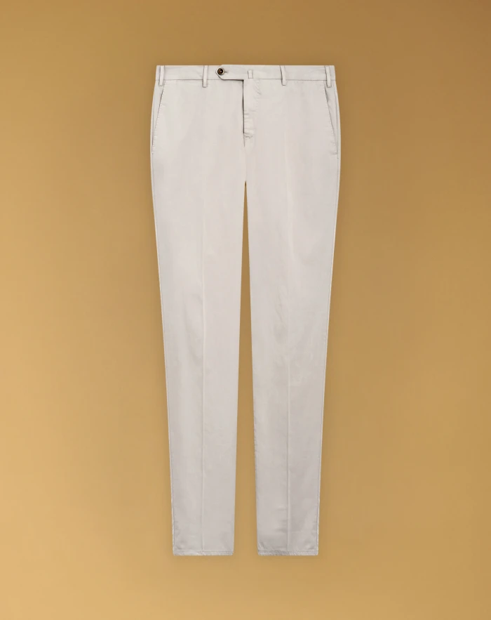 Slim silkochino trousers