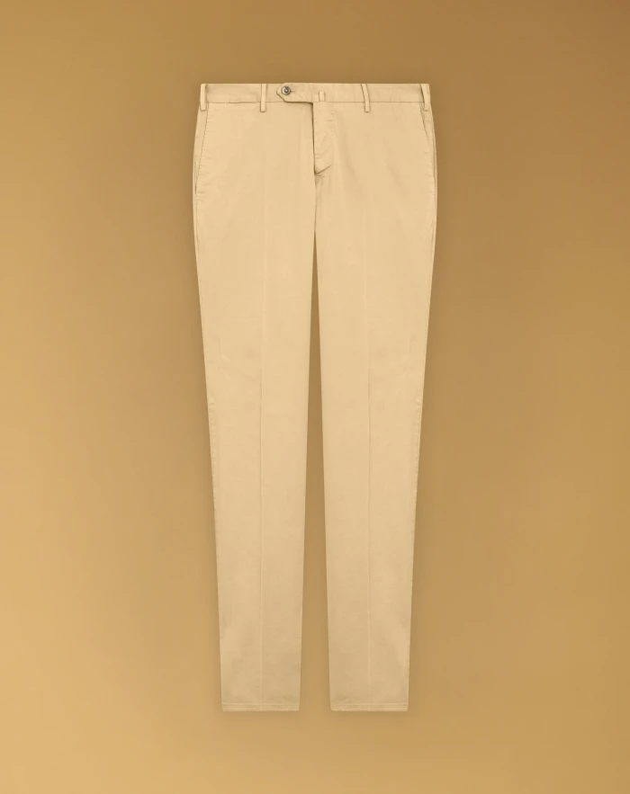 Slim stretch gabardine trousers