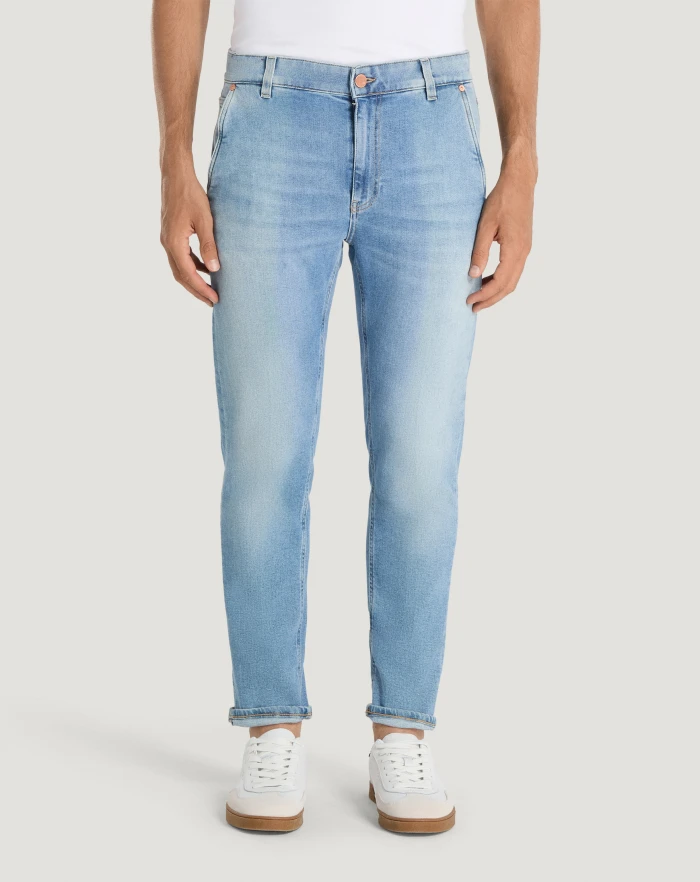 Indie blue stretch denim jeans
