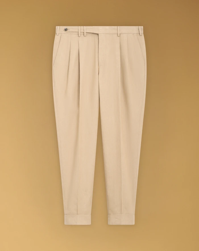 Carrot trousers in recycled denim